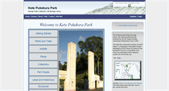 Desktop Screenshot of kete.pukekura.org.nz